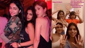 Suhana Khan has shared a throwback TikTok video to wish Ananya Panday on her birthday. Suhana Khan has shared a throwback TikTok video to wish Ananya Panday on her birthday.