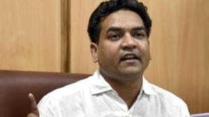 The case was closed on Wednesday after Kapil Mishra agreed to tender an unconditional apology.(Sushil Kumar/HT PHOTO)