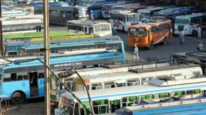 In Delhi, interstate bus services were suspended on March 21.(HT File Photo) In Delhi, interstate bus services were suspended on March 21.(HT File Photo)