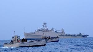 India has one dedicated amphibious brigade spread between Thiruvananthapuram and the Andaman and Nicobar Islands Command in Port Blair(Indian Navy) India has one dedicated amphibious brigade spread between Thiruvananthapuram and the Andaman and Nicobar Islands Command in Port Blair(Indian Navy)