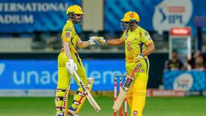 Ambati Rayadu of CSK during Indian Premier League (IPL) match between the Chennai Super Kings and the Kolkata Knight Riders, at the Dubai International Cricket Stadium in Dubai.(PTI) Ambati Rayadu of CSK during Indian Premier League (IPL) match between the Chennai Super Kings and the Kolkata Knight Riders, at the Dubai International Cricket Stadium in Dubai.(PTI)
