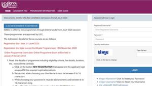 IGNOU July 2020 session.(Screengrab) IGNOU July 2020 session.(Screengrab)