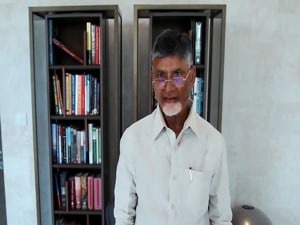 N Chandrababu Naidu interacted with students from IIT Bombay on Saturday.(ANI) N Chandrababu Naidu interacted with students from IIT Bombay on Saturday.(ANI)