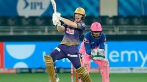 KKR captain Roin Morgan against Rajasthan Royals(BCCI) KKR captain Roin Morgan against Rajasthan Royals(BCCI)
