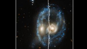 On the special occasion of Halloween, which was celebrated on October 31, NASA shared such a video which captures the “sound” made by “interacting galaxies.”(Instagram/@nasahubble) On the special occasion of Halloween, which was celebrated on October 31, NASA shared such a video which captures the “sound” made by “interacting galaxies.”(Instagram/@nasahubble)