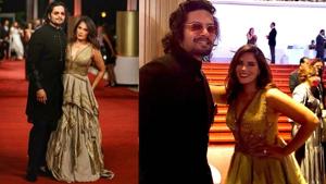 Ali Fazal, Richa Chadha at El Gouna Film Festival. Ali Fazal, Richa Chadha at El Gouna Film Festival.