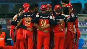 Photo of Royal Challengers Bangalore team from an IPL 2020 match in UAE(Twitter) Photo of Royal Challengers Bangalore team from an IPL 2020 match in UAE(Twitter)