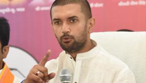 Lok Janshakti Party (LJP) national president Chirag Paswan addressing a press conference ahead of the second phase of the Bihar Assembly election, at party office in Patna, Bihar on Sunday.(Santosh Kumar/HT Photo) Lok Janshakti Party (LJP) national president Chirag Paswan addressing a press conference ahead of the second phase of the Bihar Assembly election, at party office in Patna, Bihar on Sunday.(Santosh Kumar/HT Photo)