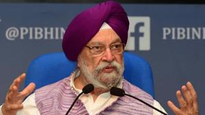 Union minister Hardeep Singh Puri.(PTI Photo) Union minister Hardeep Singh Puri.(PTI Photo)