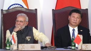 File photo: Prime Minister Narendra Modi and Chinese President Xi Jinping during the BRICS leaders meeting(AP) File photo: Prime Minister Narendra Modi and Chinese President Xi Jinping during the BRICS leaders meeting(AP)