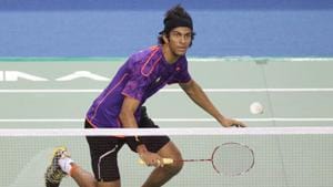 Ajay Jayaram of India compete against Chen Long of China in the Men's SIngles Final match during the 2015 Viktor Korea Badminton Open on September 20, 2015 in Seoul, South Korea.(Getty Images)