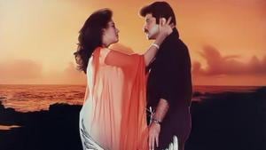 Parinda turns 31: Madhuri Dixit and Anil Kapoor on a poster of the film. Parinda turns 31: Madhuri Dixit and Anil Kapoor on a poster of the film.