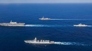 The first phase of the naval exercise ‘Malabar’ will take place from November 3 to November 6.(PTI image) The first phase of the naval exercise ‘Malabar’ will take place from November 3 to November 6.(PTI image)