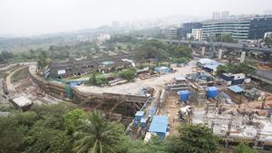 The Metro 3 car shed was first coming up in Aarey colony. Earlier in October, chief minister Uddhav Thackeray announced that it will be shifted to Kanjurmarg.(HT file) The Metro 3 car shed was first coming up in Aarey colony. Earlier in October, chief minister Uddhav Thackeray announced that it will be shifted to Kanjurmarg.(HT file)