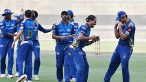Mumbai Indians (MI) players(PTI) Mumbai Indians (MI) players(PTI)