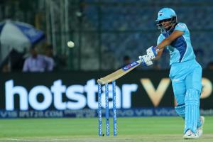 Supernovas captain Harmanpreet Kaur bats during the VIVO Women T20 Challenge match against Trailblazers at SMS Stadium in Jaipur,Rajasthan,India on May 06,2019.(NurPhoto via Getty Images) Supernovas captain Harmanpreet Kaur bats during the VIVO Women T20 Challenge match against Trailblazers at SMS Stadium in Jaipur,Rajasthan,India on May 06,2019.(NurPhoto via Getty Images)