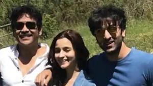 Brahmastra stars Ranbir Kapoor and Alia Bhatt with co-star Nagarjuna. Brahmastra stars Ranbir Kapoor and Alia Bhatt with co-star Nagarjuna.