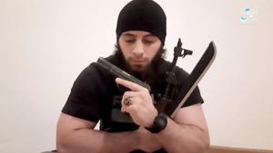 A man, identified by Islamic State, Amaq news agency as "Abu Dagnah Al-Albany," saying he attacked crowds in central Vienna on Monday with a gun and a machine gun, is seen in an undisclosed location, in this still image from a video obtained on November 3, 2020.(Reuters photo) A man, identified by Islamic State, Amaq news agency as "Abu Dagnah Al-Albany," saying he attacked crowds in central Vienna on Monday with a gun and a machine gun, is seen in an undisclosed location, in this still image from a video obtained on November 3, 2020.(Reuters photo)