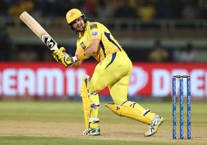 IPL 2020: Shane Watson of the Chennai Super Kings bats(Getty Images) IPL 2020: Shane Watson of the Chennai Super Kings bats(Getty Images)