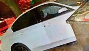The car came to a stop after crashing through a juice stall.(File photo) The car came to a stop after crashing through a juice stall.(File photo)