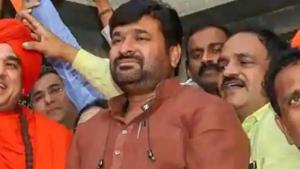 Congress leader and former minister in Karnataka Vinay Kulkarni (in brown shirt). (PTI file photo) Congress leader and former minister in Karnataka Vinay Kulkarni (in brown shirt). (PTI file photo)
