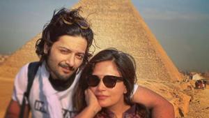Ali Fazal and Richa Chadha were in Egypt recently. Ali Fazal and Richa Chadha were in Egypt recently.