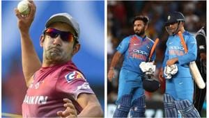 Gautam Gambhir talks about Rishabh Pant-MS Dhoni comparisons.(PTI/Getty) Gautam Gambhir talks about Rishabh Pant-MS Dhoni comparisons.(PTI/Getty)