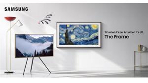 The Frame TV, as the name suggests, has been made to resemble a frame. When it’s switched off, it looks like an art piece on your wall.(Samsung) The Frame TV, as the name suggests, has been made to resemble a frame. When it’s switched off, it looks like an art piece on your wall.(Samsung)