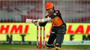 Wriddhiman Saha of Sunrisers Hyderabad bats during Indian Premier League (IPL ) cricket match against Mumbai Indians in Sharjah, United Arab Emirates.(PTI) Wriddhiman Saha of Sunrisers Hyderabad bats during Indian Premier League (IPL ) cricket match against Mumbai Indians in Sharjah, United Arab Emirates.(PTI)