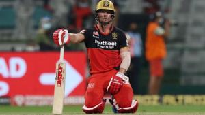 Photo of Ab de Villiers from an IPL 2020 match in UAE(Twitter) Photo of Ab de Villiers from an IPL 2020 match in UAE(Twitter)