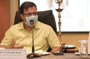 Speaking about the Sunburn Festival in Goa, Health Minister, Vishwajit Rane said that anything can be organised as long as there are stringent SOPs in place(Twitter) Speaking about the Sunburn Festival in Goa, Health Minister, Vishwajit Rane said that anything can be organised as long as there are stringent SOPs in place(Twitter)