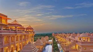 The ITC Grand Bharat is an all-suite property within driving distance of New Delhi