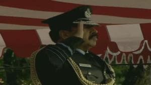Bhadauria was addressing the cadets of the National Defence Academy (NDA) here after reviewing the passing out parade of its 139th course.(ANI/Twitter) Bhadauria was addressing the cadets of the National Defence Academy (NDA) here after reviewing the passing out parade of its 139th course.(ANI/Twitter)