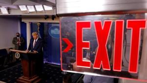 US President Donald Trump speaks about the presidential election results, White House, November 5, 2020(REUTERS) US President Donald Trump speaks about the presidential election results, White House, November 5, 2020(REUTERS)