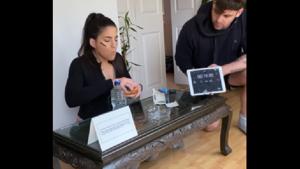 The image shows Leah Shutkever breaking a record.(YouTube/Guinness World Records) The image shows Leah Shutkever breaking a record.(YouTube/Guinness World Records)
