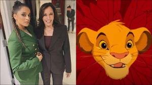 Lilly Singh shows what’s common between Kamala Harris and The Lion King(Instagram@lilly/YouTube@TLKEmmet) Lilly Singh shows what’s common between Kamala Harris and The Lion King(Instagram@lilly/YouTube@TLKEmmet)