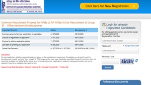 IBPS RRB Recruitment 2020.(Screengrab) IBPS RRB Recruitment 2020.(Screengrab)