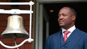 Former West Indies cricketer Brian Lara watches the match.(Action Images) Former West Indies cricketer Brian Lara watches the match.(Action Images)