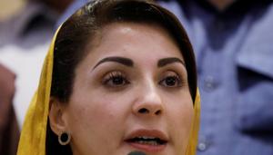 Maryam Nawaz, the daughter of Pakistan's former Prime Minister Nawaz Sharif and leader of the Pakistan Democratic Movement (PDM), an alliance of political opposition parties, addresses a news conference in Karachi, Pakistan.(Reuters) Maryam Nawaz, the daughter of Pakistan's former Prime Minister Nawaz Sharif and leader of the Pakistan Democratic Movement (PDM), an alliance of political opposition parties, addresses a news conference in Karachi, Pakistan.(Reuters)