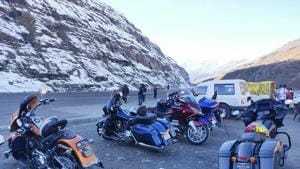 Tourists are thronging Lahaul-Spiti valley, opening up possibilities of income generation through homestays.(HT photo) Tourists are thronging Lahaul-Spiti valley, opening up possibilities of income generation through homestays.(HT photo)