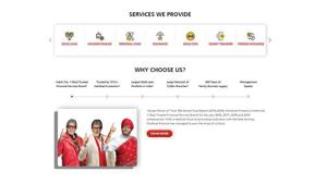 The revamped website has improved the overall visibility of all the products and services that are available under the Muthoot Finance umbrella.(Muthoot Finance) The revamped website has improved the overall visibility of all the products and services that are available under the Muthoot Finance umbrella.(Muthoot Finance)