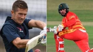 Photo of James Vince (L) and Brendan Taylor (R)(Twitter) Photo of James Vince (L) and Brendan Taylor (R)(Twitter)