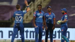 Delhi Capitals pacers Anrich Nortje and Kagiso Rabada(Twitter) Delhi Capitals pacers Anrich Nortje and Kagiso Rabada(Twitter)