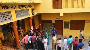 In Bulandshahr, BJP’s Usha Sirohi was leading by 9,841 votes over Bahujan Samaj Party’s Mohammed Yunus.(HT file photo) In Bulandshahr, BJP’s Usha Sirohi was leading by 9,841 votes over Bahujan Samaj Party’s Mohammed Yunus.(HT file photo)