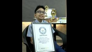 A six-year-old boy from Ahmedabad has bagged Guinness World Record as the World’s Youngest Computer Programmer by clearing the Microsoft certification exam.(ANI) A six-year-old boy from Ahmedabad has bagged Guinness World Record as the World’s Youngest Computer Programmer by clearing the Microsoft certification exam.(ANI)