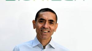 Ugur Sahin, CEO and co-founder of German biotech firm BioNTech, is interviewed by journalists in Marburg, Germany.(REUTERS) Ugur Sahin, CEO and co-founder of German biotech firm BioNTech, is interviewed by journalists in Marburg, Germany.(REUTERS)