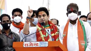 The result of 28 assembly constituencies in Madhya Pradesh will decide the fate of chief minister Shivraj Singh Chouhan led-BJP government, which requires at least eight more MLAs for a clear majority in the state assembly.(ANI Photo) The result of 28 assembly constituencies in Madhya Pradesh will decide the fate of chief minister Shivraj Singh Chouhan led-BJP government, which requires at least eight more MLAs for a clear majority in the state assembly.(ANI Photo)