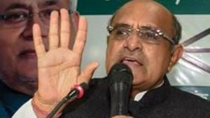Janta Dal (United) leader KC Tyagi addresses a press conference in Patna in this file photo.(PTI Photo) Janta Dal (United) leader KC Tyagi addresses a press conference in Patna in this file photo.(PTI Photo)