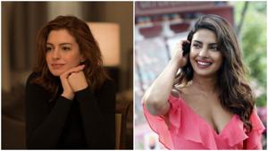 Anne Hathaway said she has ‘nothing on’ Priyanka Chopra. Anne Hathaway said she has ‘nothing on’ Priyanka Chopra.