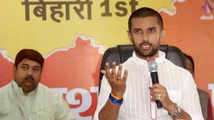Lok Janshakti Party president Chirag Paswan.(HT File) Lok Janshakti Party president Chirag Paswan.(HT File)